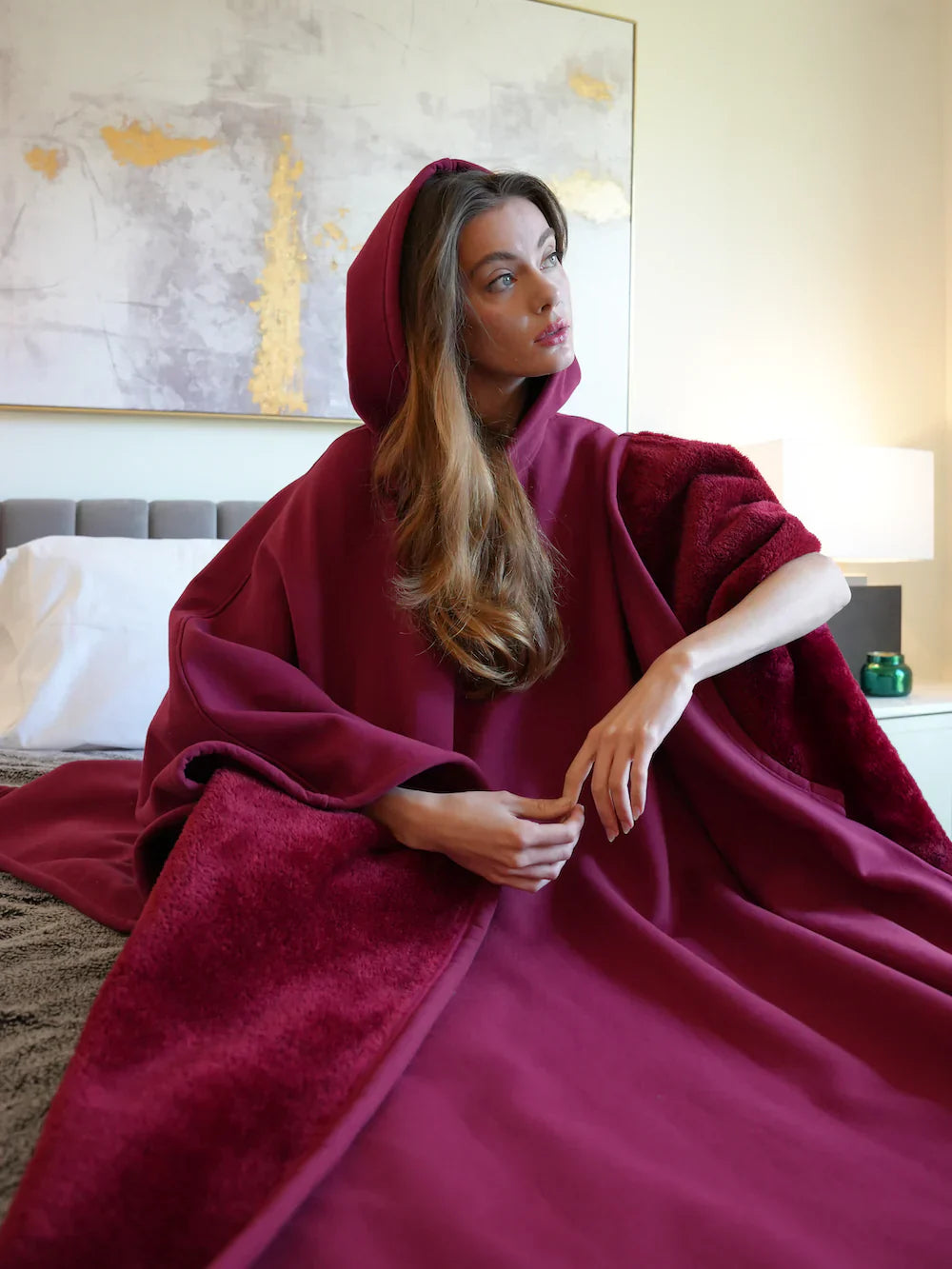 Lyra Hoodie Blanket – Jouw Cocoon van Comfort