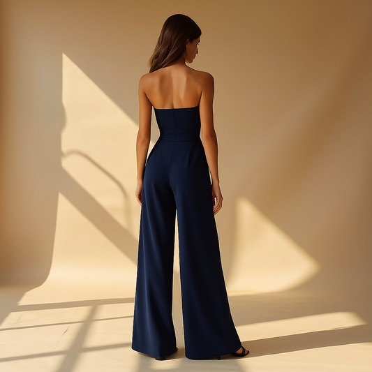 Isabelle | Elegante Chique bustier jumpsuit