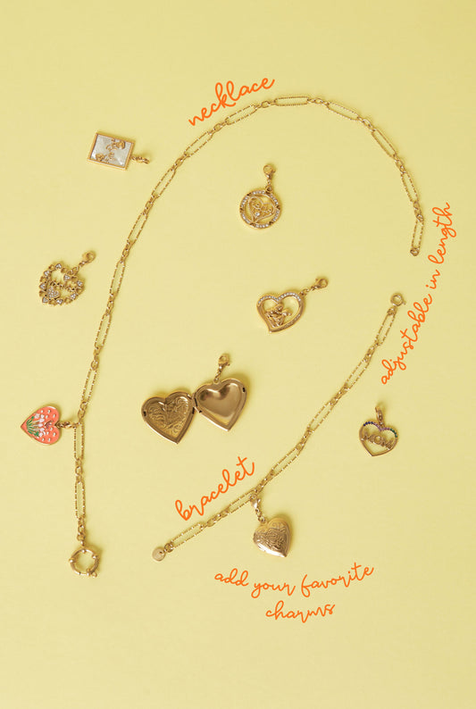 Afneembare 2-in-1 ketting en armband