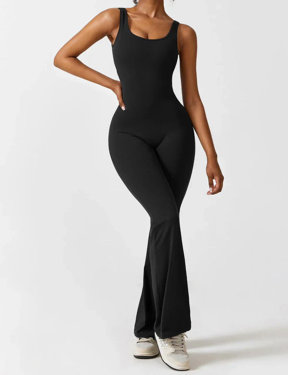 Milena - V-Back Elegance Jumpsuit