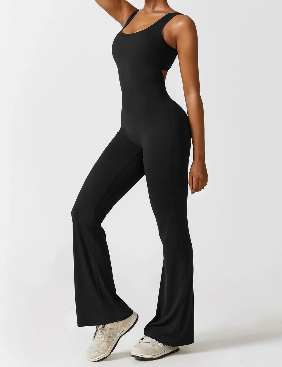 Milena - V-Back Elegance Jumpsuit