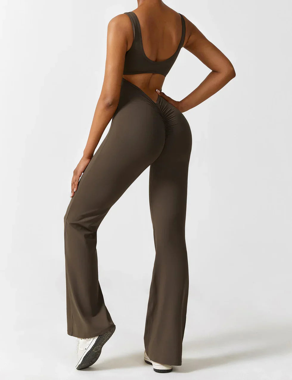 Milena - V-Back Elegance Jumpsuit