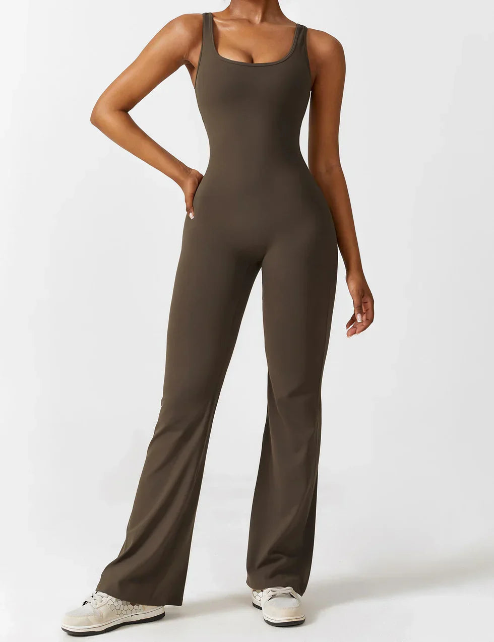 Milena - V-Back Elegance Jumpsuit