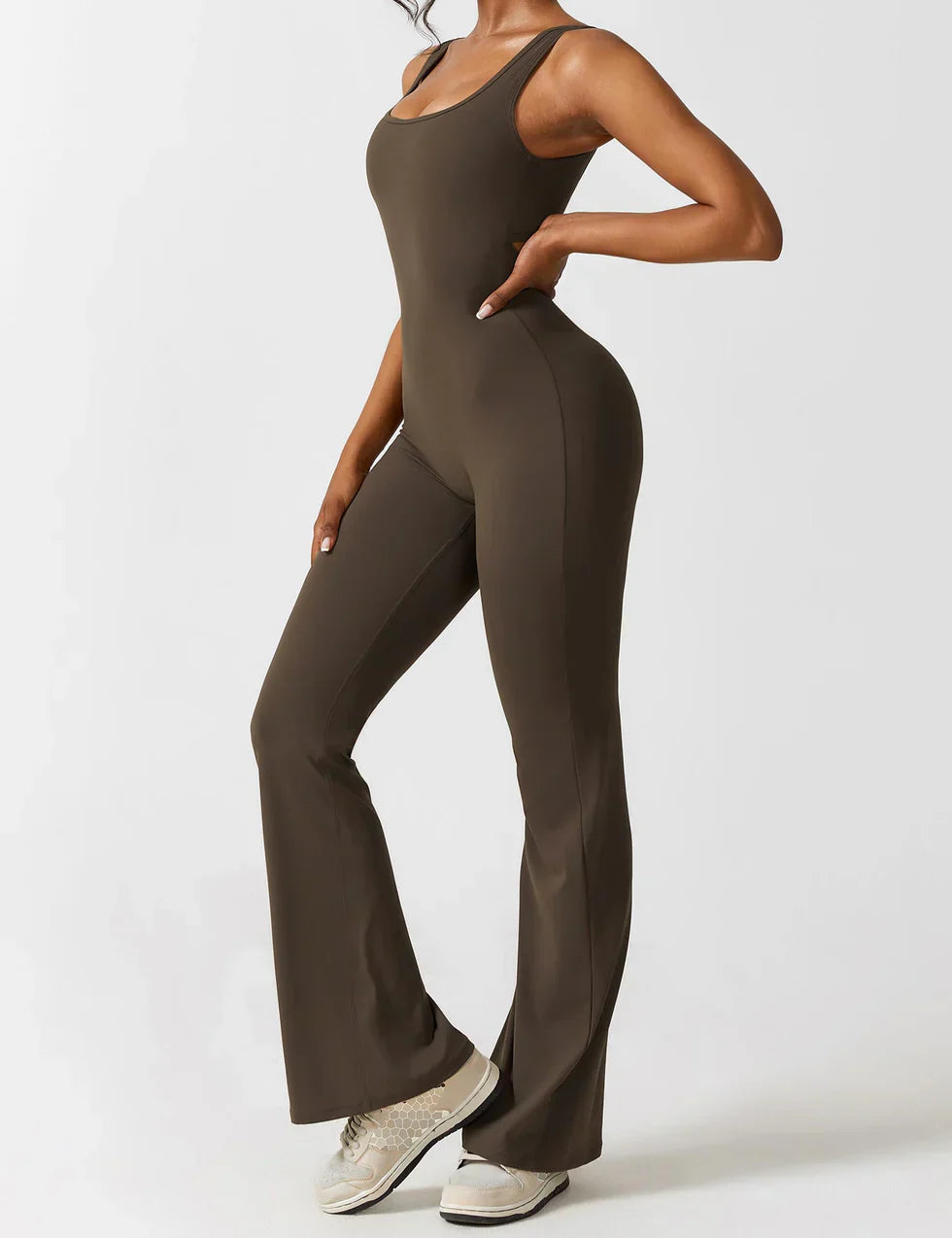 Milena - V-Back Elegance Jumpsuit