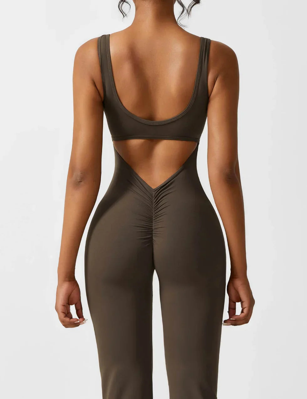 Milena - V-Back Elegance Jumpsuit