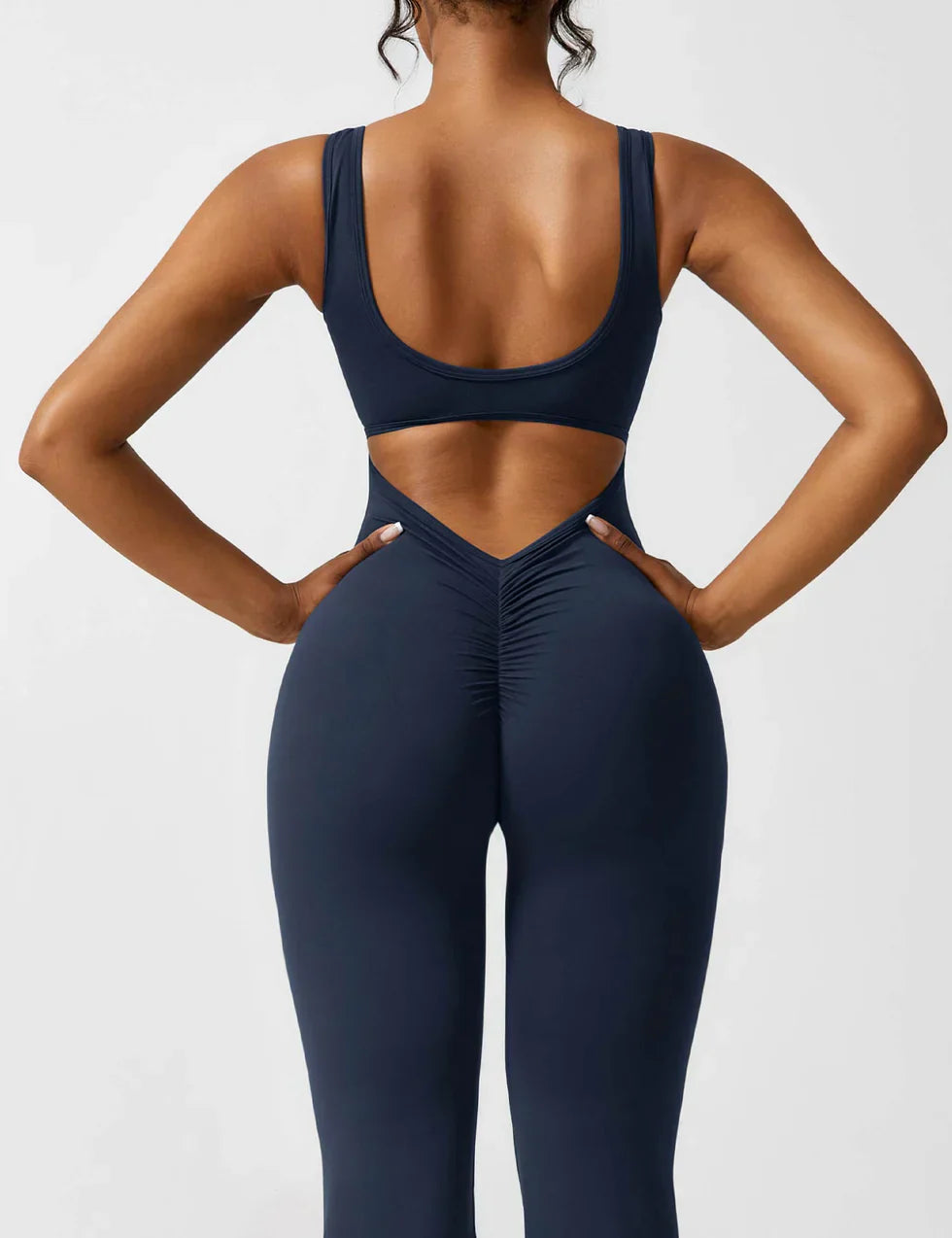 Milena - V-Back Elegance Jumpsuit