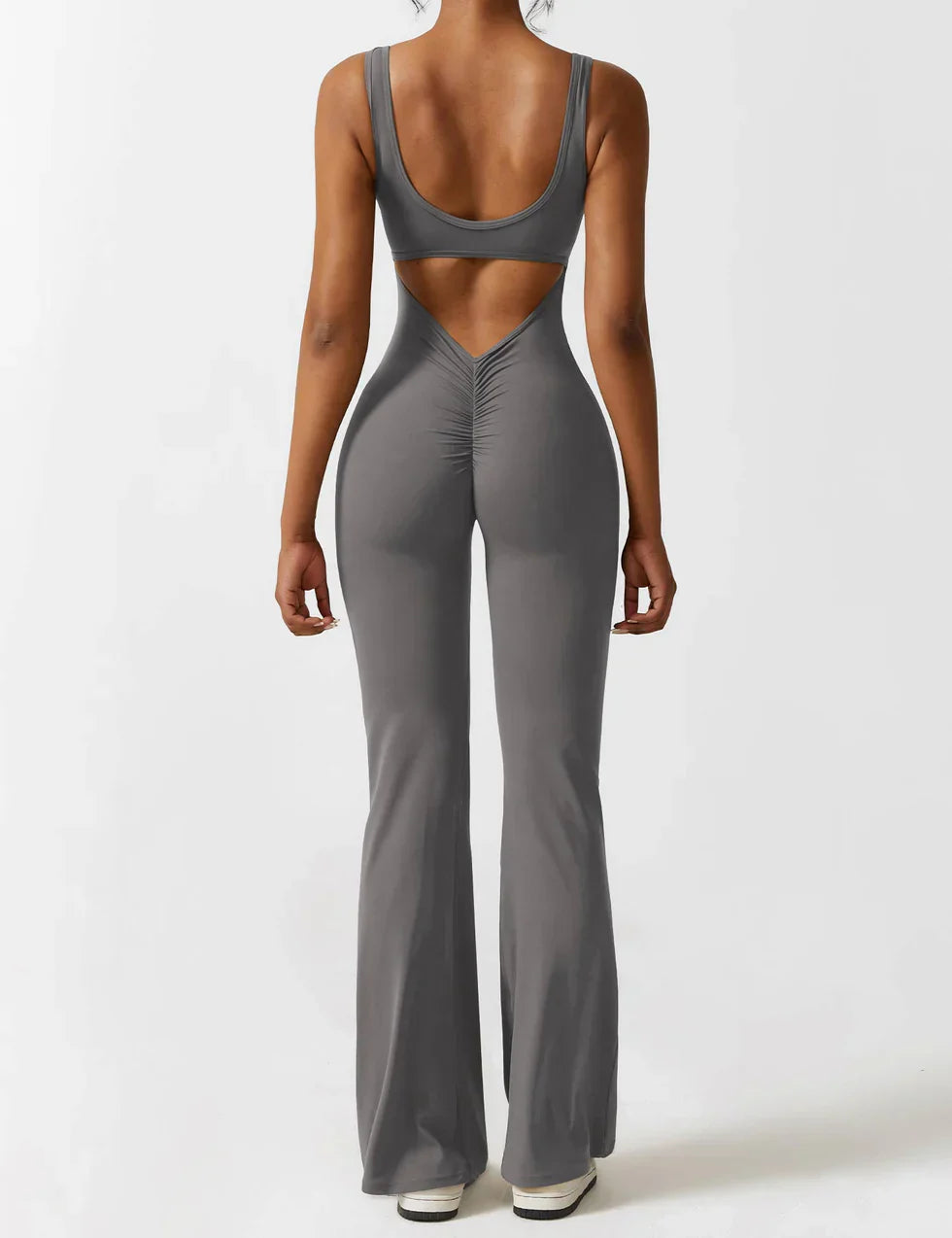 Milena - V-Back Elegance Jumpsuit