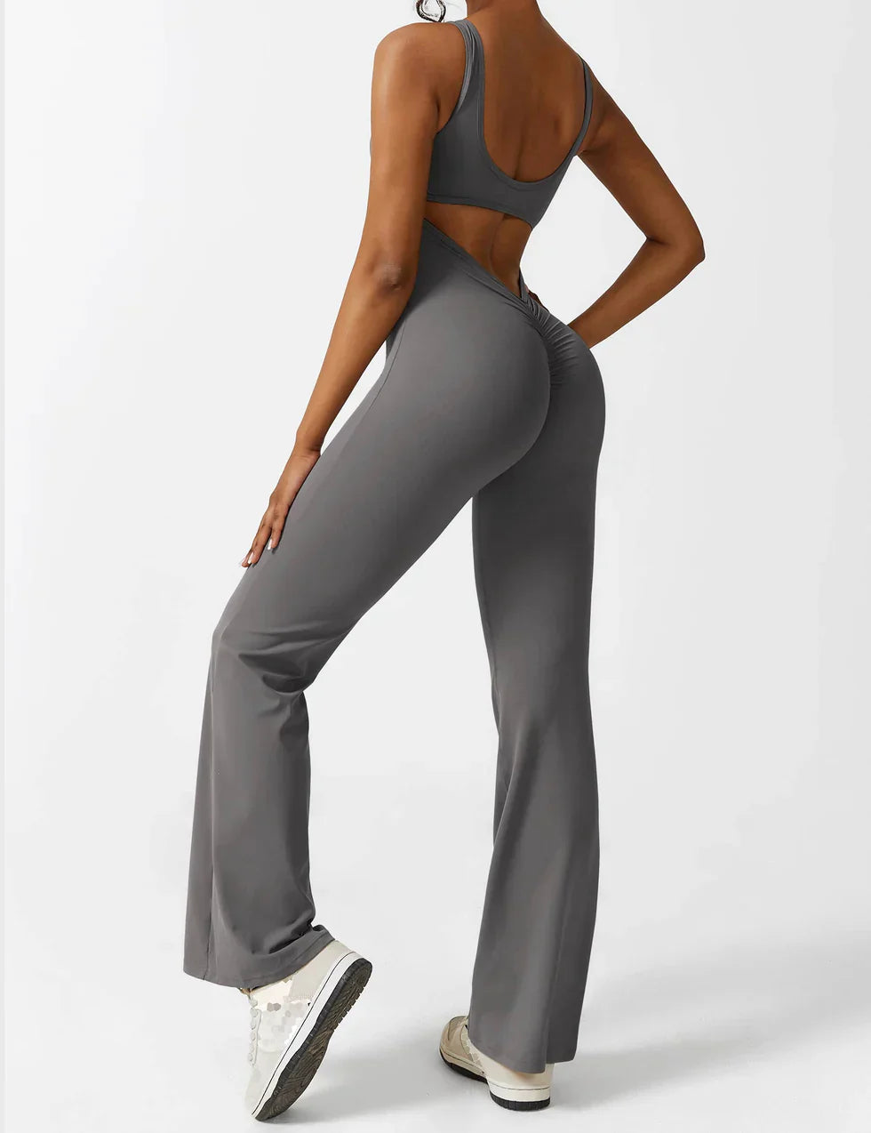 Milena - V-Back Elegance Jumpsuit