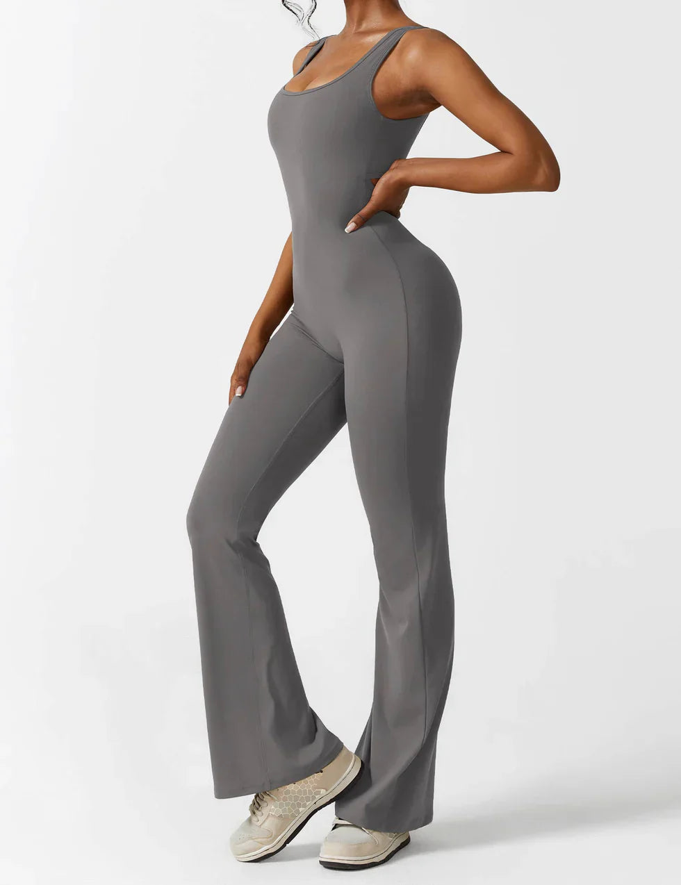 Milena - V-Back Elegance Jumpsuit