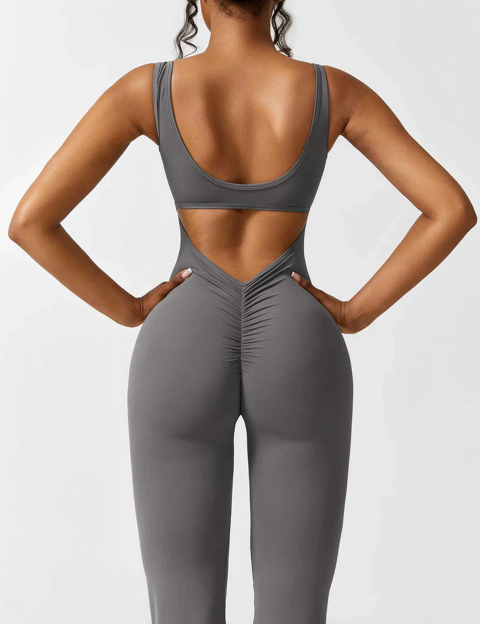 Milena - V-Back Elegance Jumpsuit