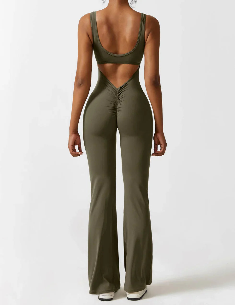 Milena - V-Back Elegance Jumpsuit