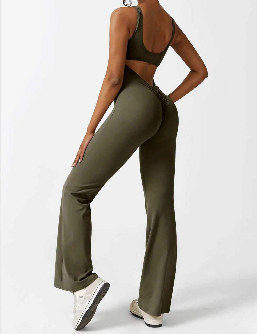 Milena - V-Back Elegance Jumpsuit