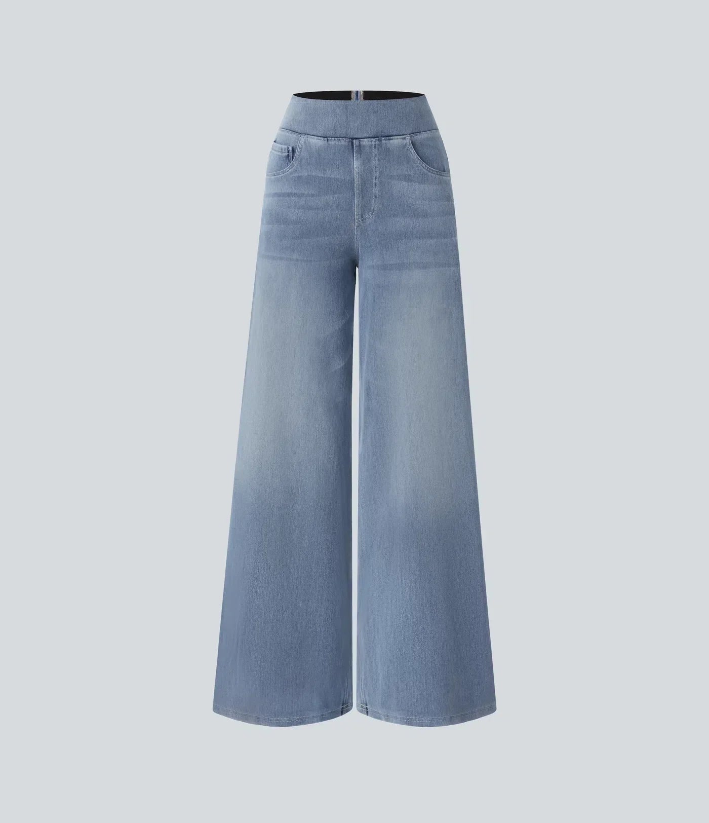 Lynn Comfortabele broek met stretch en hoge taille