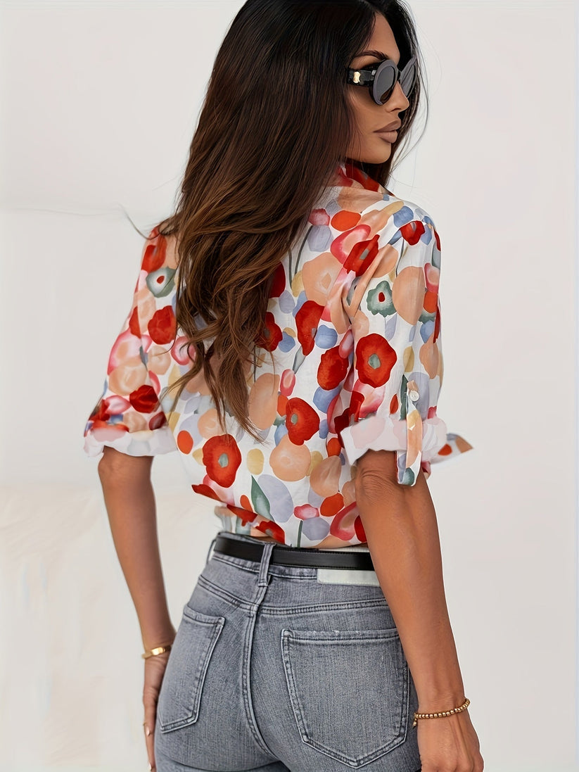 Zalia - Bloemen design Blouse