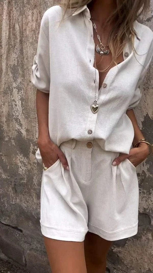 Lana | Luchtige Linnen Zomer Set