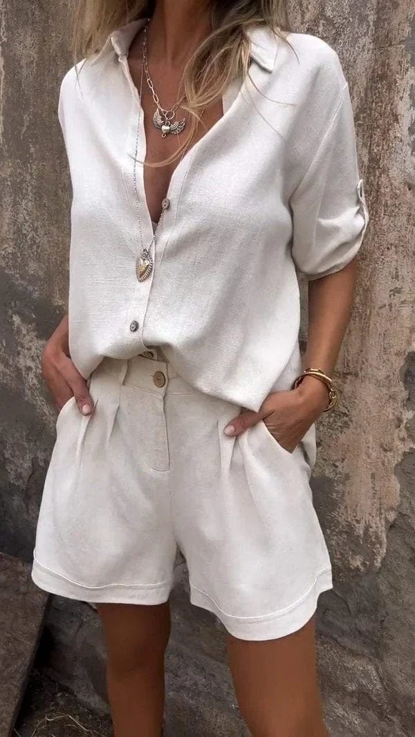 Lana | Luchtige Linnen Zomer Set