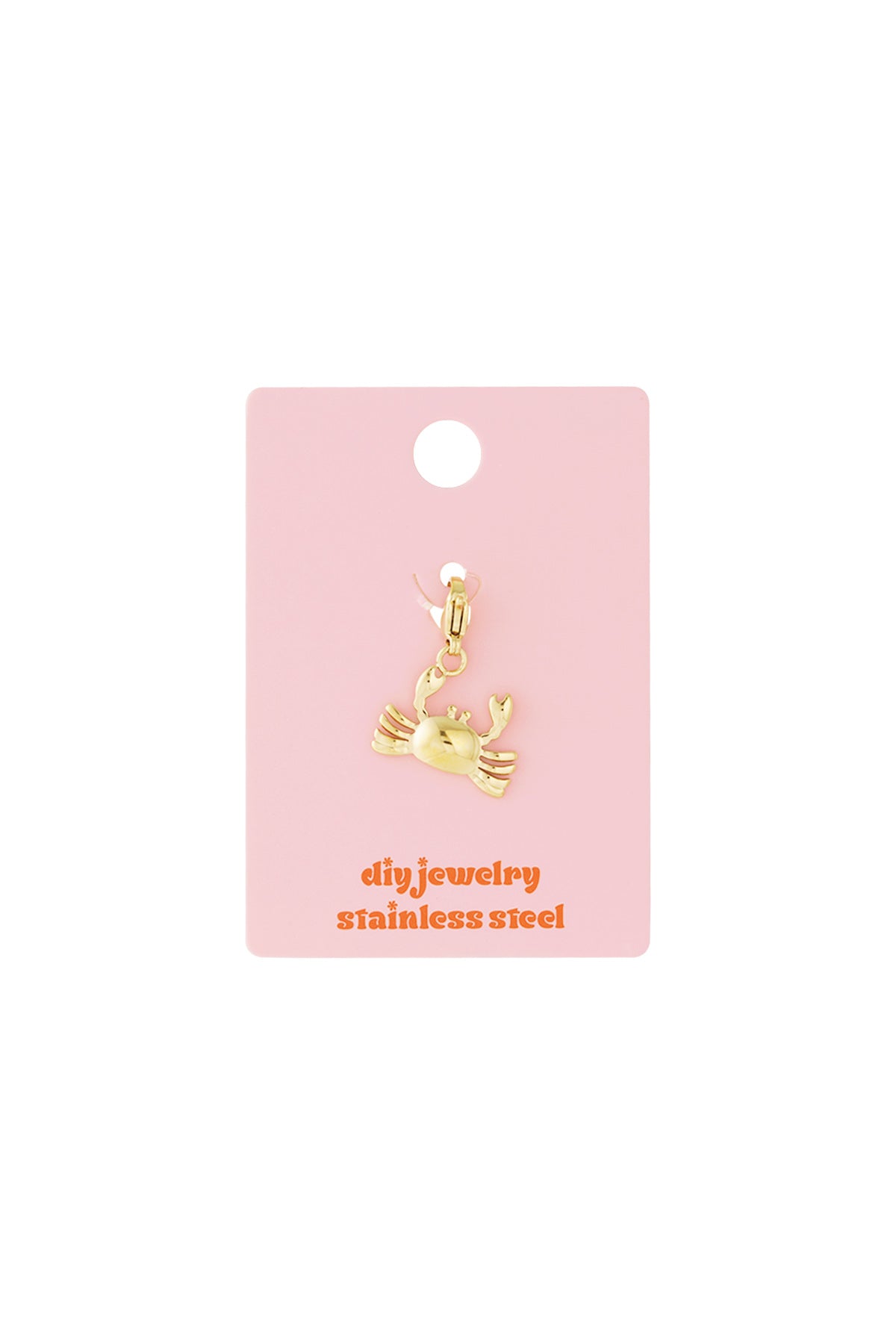 Krab sieraden bedel