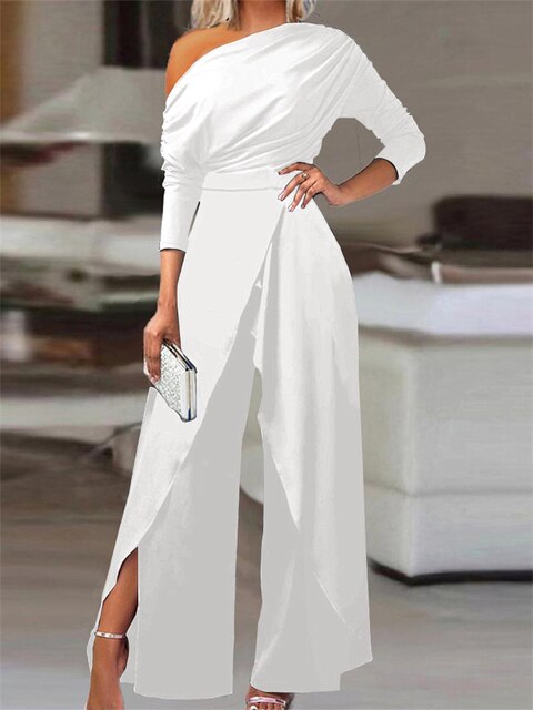 Gloria | Chique Dames Jumpsuit met Wijde Pijpen – Luxe & Comfort in Één