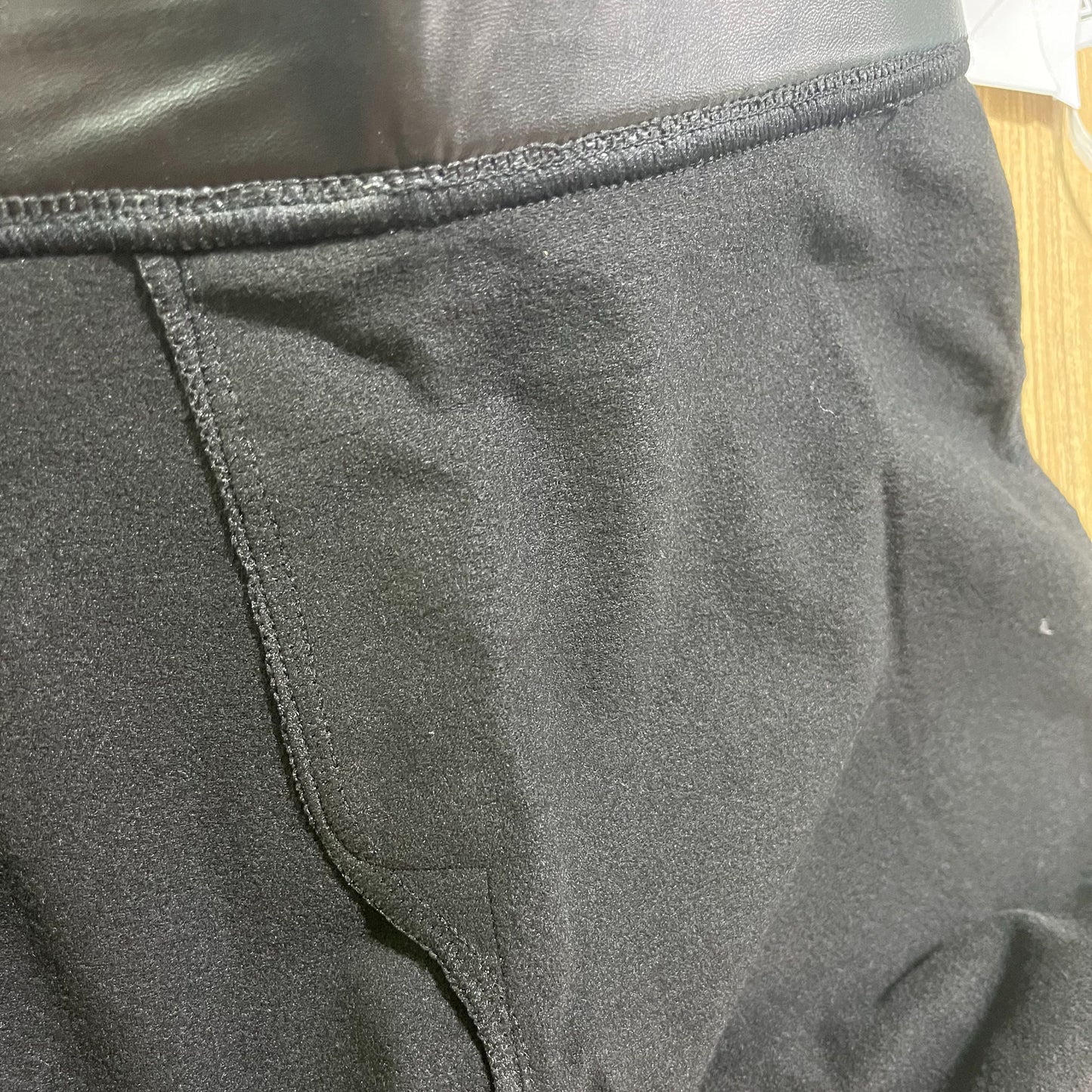 Amanda | Glanzende Hoge-Taille leerlook Legging