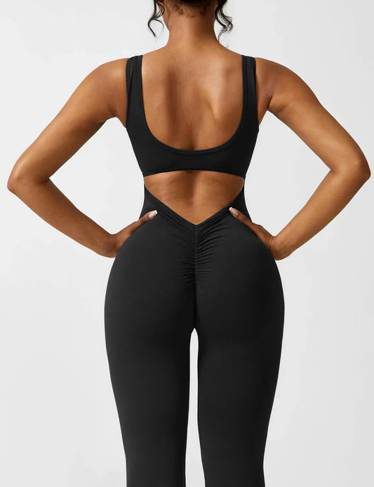 Milena - V-Back Elegance Jumpsuit