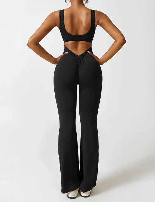 Milena - V-Back Elegance Jumpsuit