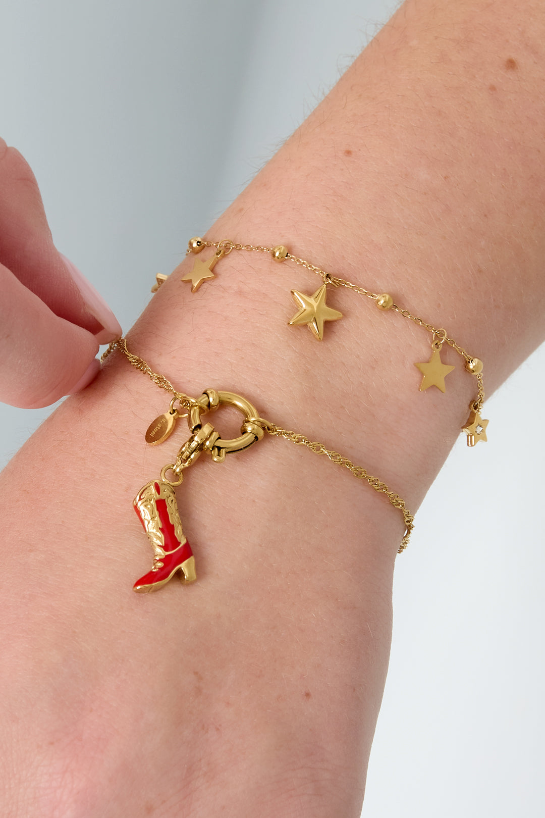 Roestvrijstalen kettingarmbanden Ketting DIY Dagelijkse eenvoudige serie Damessieraden