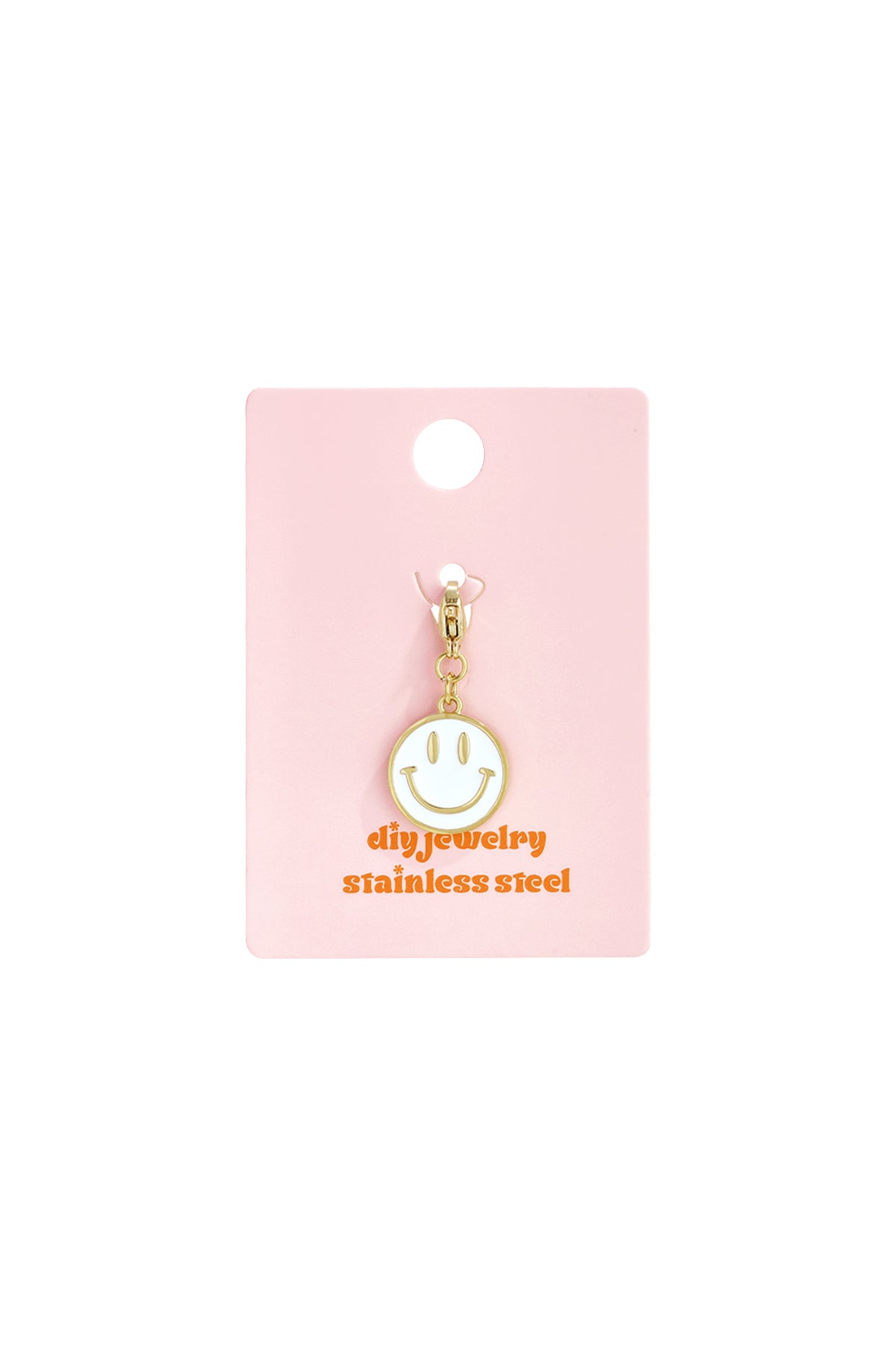 Sieraden bedel smiley DIY